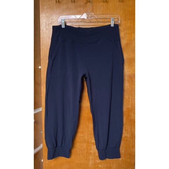 Lululemon Align Jogger Nulu True Navy Blue Crop 23" Inseam Size 12 - Picture 3 of 9